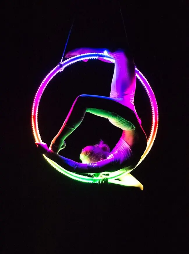 LED Aerial Hoop Show