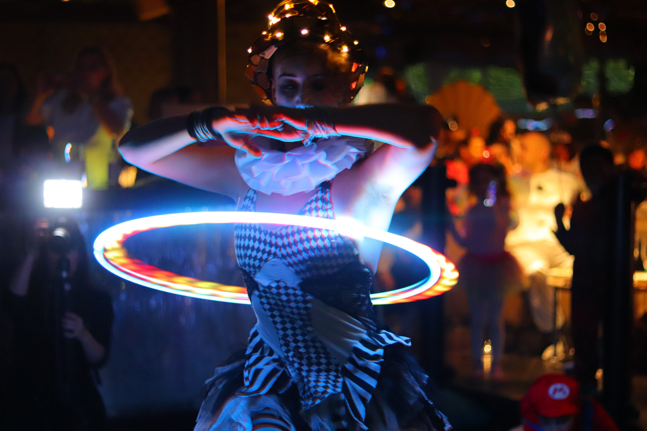 LED Hula Hoop Show, Female, Event