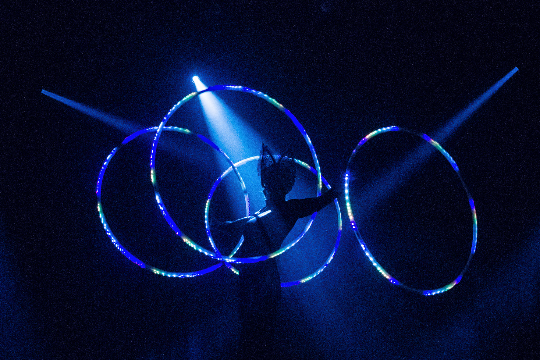 LED Hula Hoop Show, Female Event