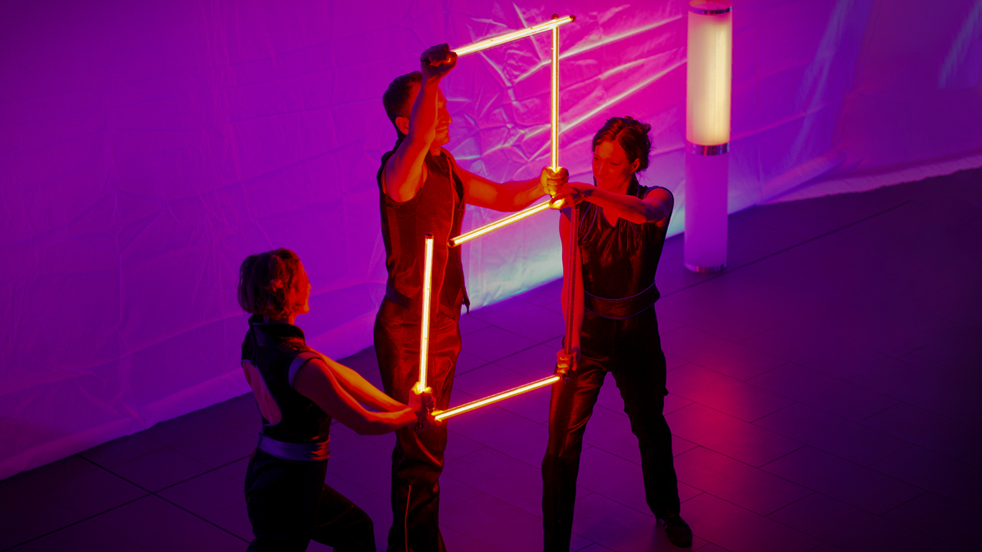 LED Stab Show, Duo Show, Event