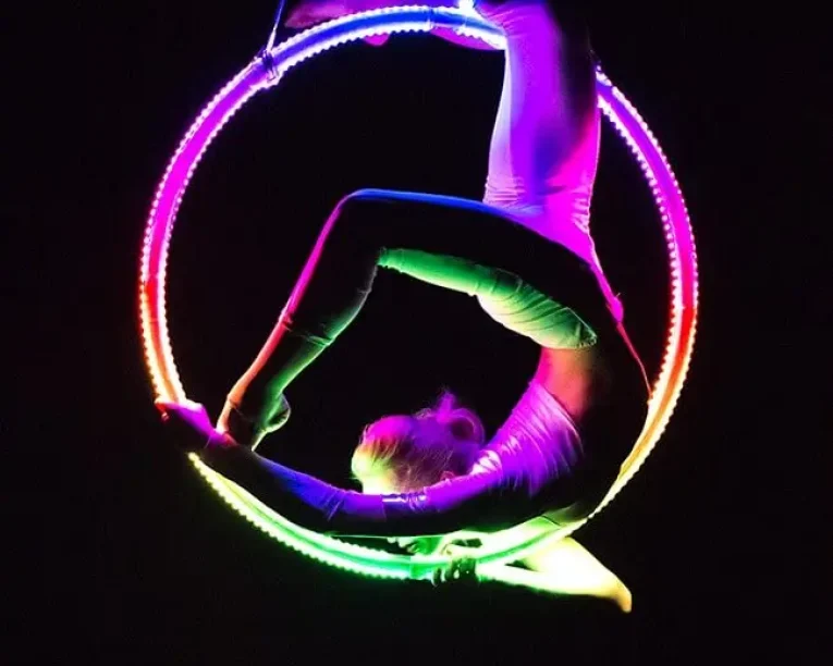 LED Aerial Hoop Show
