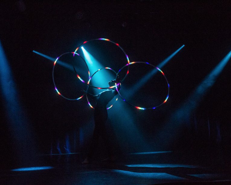 LED Hula Hoop Show, Female, Event