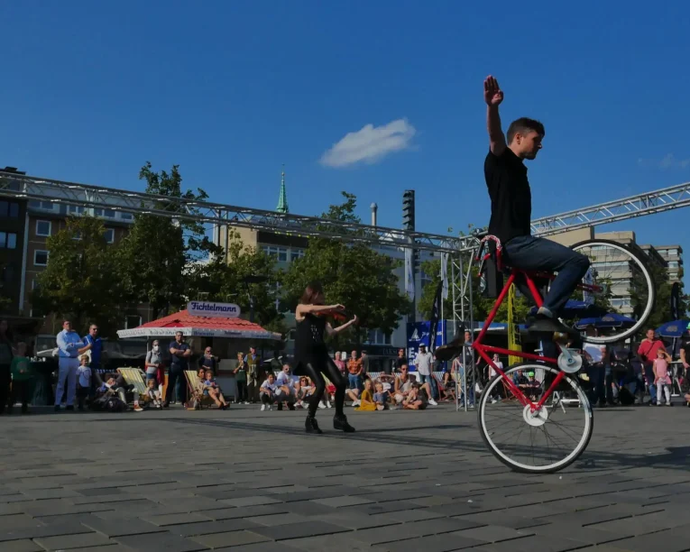 Violine & Fahrrad Show